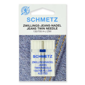 Иглы Schmetz - джинс двойные 130/705H-J ZWI № 100/4.0, 1 шт.