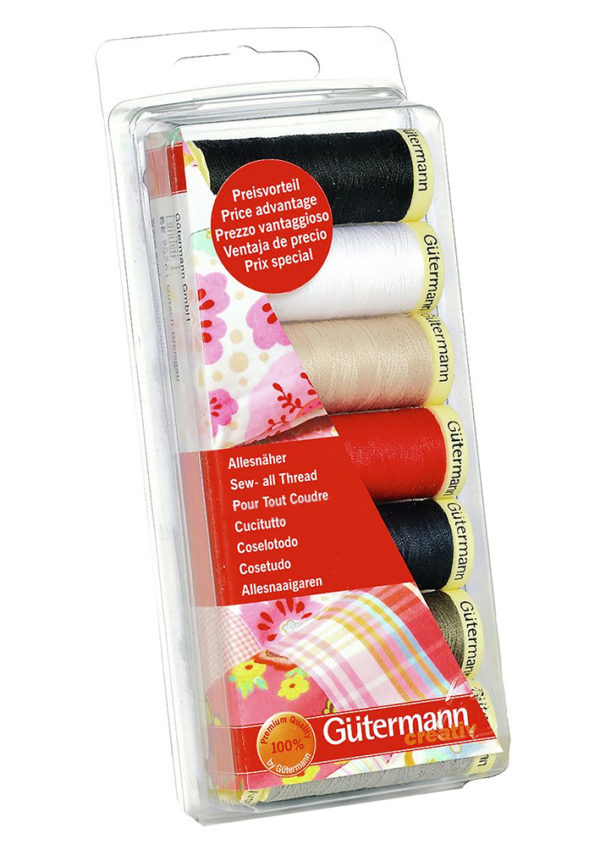 Набор ниток Gutermann Sew All 7 шт по 100 м 731099-1