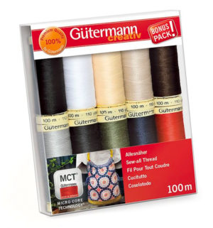 Набор ниток Gutermann Sew All 10 шт по 100 м 734006-1