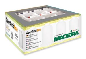 Набор ниток MADEIRA Overlockbox Aerolock 9х1200м, Aeroflock 3x1000м с/р 9202