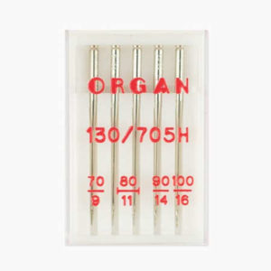 Иглы Organ стандартные № 70, 80(2), 90, 100, 5 шт