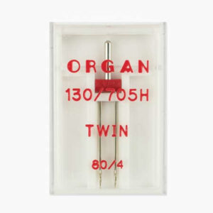 Иглы Organ двойные стандартные №80/4.0 1 шт.
