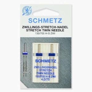 Иглы Schmetz двойные стретч 130/705H-S ZWI № 75/4.0, 2 шт